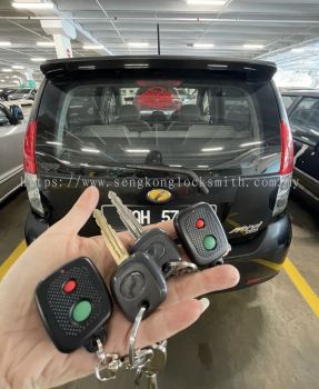 duplicate Perodua car key with remote control