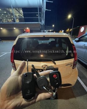 duplicate Perodua car key with remote control