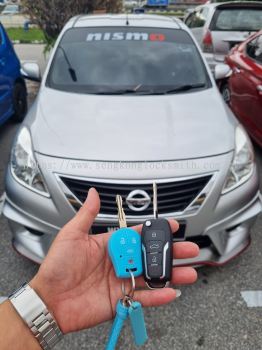 duplicate Nissan car remote control with key 