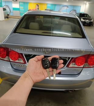 duplicate Honda car remote control with key