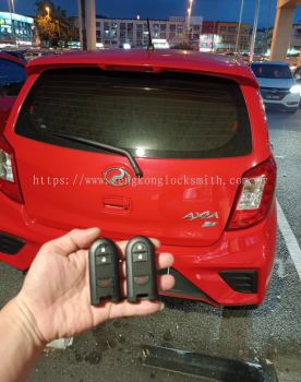 duplicate Perodua car remote control with key