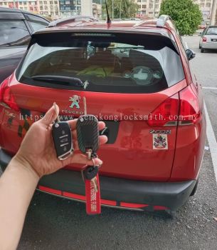 duplicate Peugeot car remote control with key