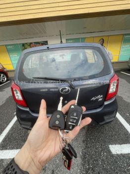 duplicate Perodua car key with remote control