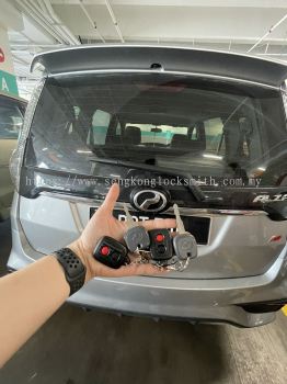 perodua Alza car key with remote control 