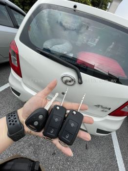 perodua Axia car flip key remote control 