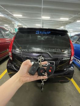 Perodua Myvi car flip key remote control 