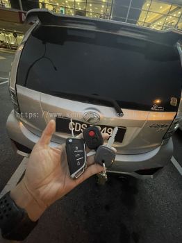 Perodua Myvi car flip key remote control 