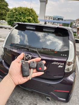 Perodua Myvi car flip key remote control 