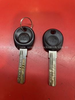 security door lock key duplicate 