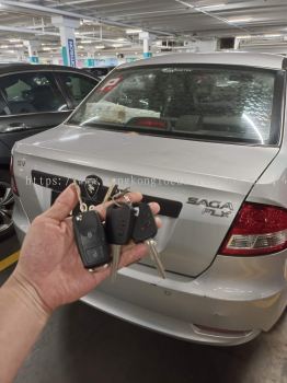 duplicate Proton Saga car key with remote control 