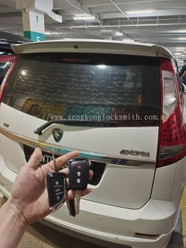 duplicate Proton Saga car key with remote control 