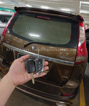 duplicate Proton Saga car key with remote control 