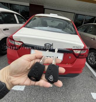 duplicate Proton Saga car key with remote control 