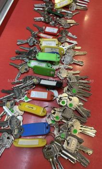 Professional locksmith duplicating keys