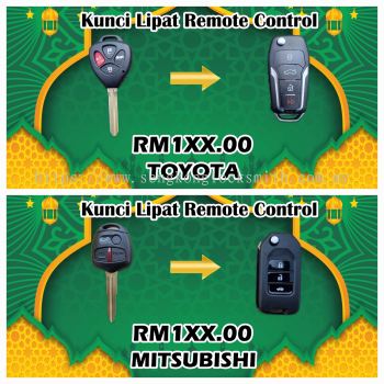 Ramadan Promotion kunci lipat remote kereta 