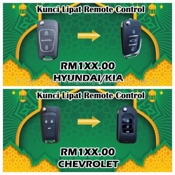 Ramadan Promotion kunci lipat remote kereta 