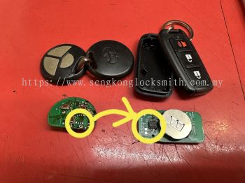 repair Toyota Vios ncp93 car remote control 