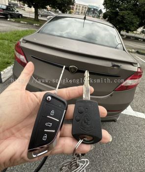 proton saga Flip key remote control 