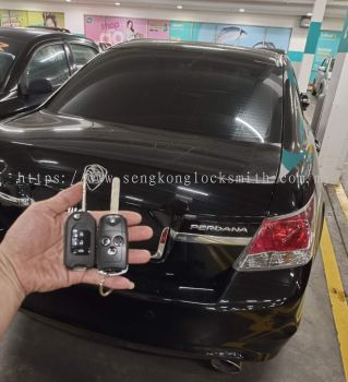 Proton Perdana car Flip key remote control 