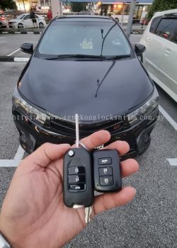 Toyota Altis car Flip key remote control 