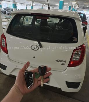 Perodua Axia car flip key remote control 