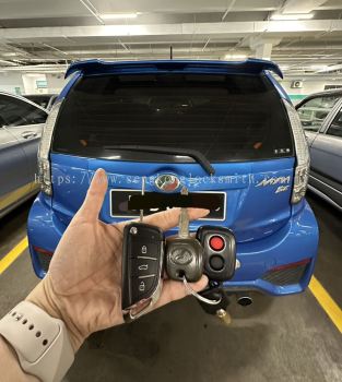 Perodua Myvi car flip key remote control 