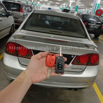 Honda civic car flip key remote control 