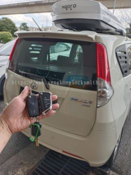 Perodua Alza car Flip key remote control 