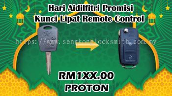 Hari Raya Promosi buat baru satu kunci lipat remote kunci kereta 