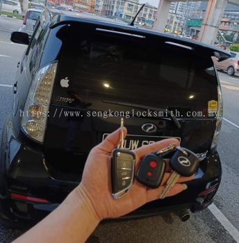 Perodua Myvi flip key car remote control