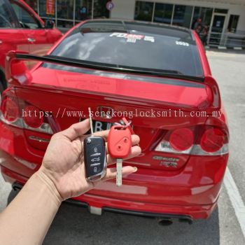 honda civic flip key car remote control