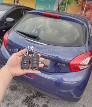 car Flip key remote control Peugeot 208