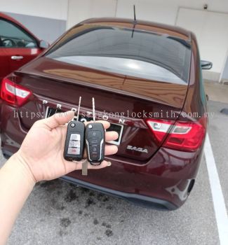 Proton Saga car Flip key remote control