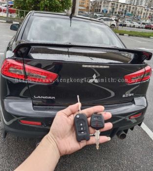 mitsubishi lancer car Flip key remote control