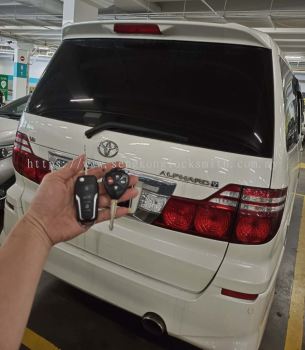 Toyota Alphard car flip key remote control 