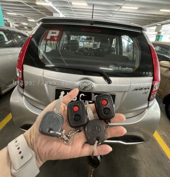 Perodua Myvi car key with remote control