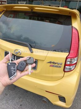 Perodua Myvi car key with remote control