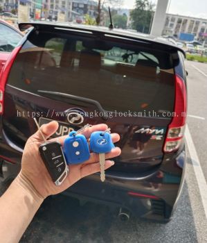 Perodua Myvi car key with remote control