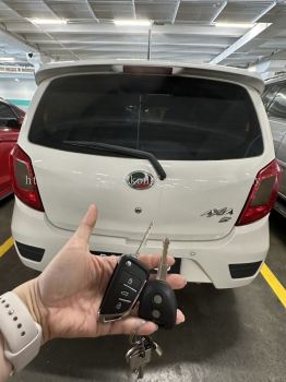 Perodua Axia car key with remote control