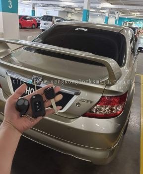 duplicate Honda city car key remote control 