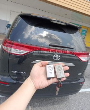 duplicate Toyota Estima car key keyless remote control 