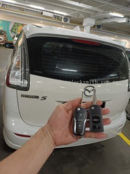 duplicate Mazda 5 car key remote control 