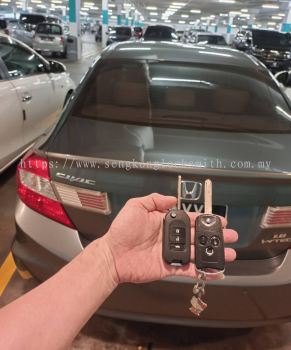 Honda car key with remote control duplicate 