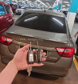 Proton Saga car key with remote control 