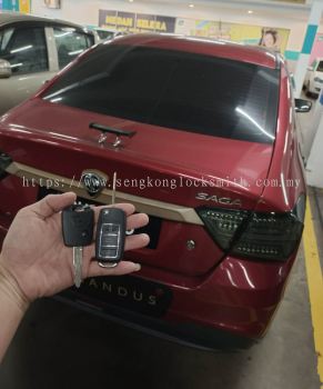 Proton Saga car key with remote control 