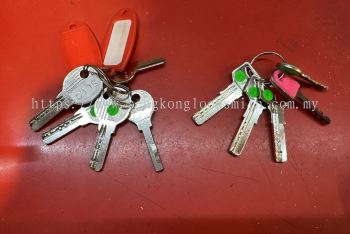 Professional locksmith duplicating keys