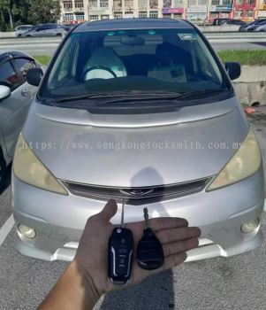 Toyota Estima car flip key remote control