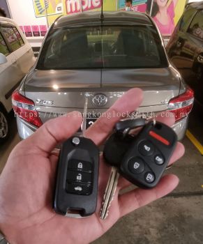 Toyota Vios car flip key remote control