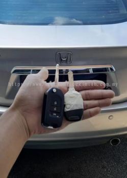 Honda city car flip key remote control