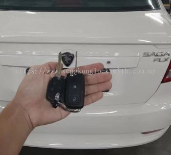 Proton Saga car flip key remote control